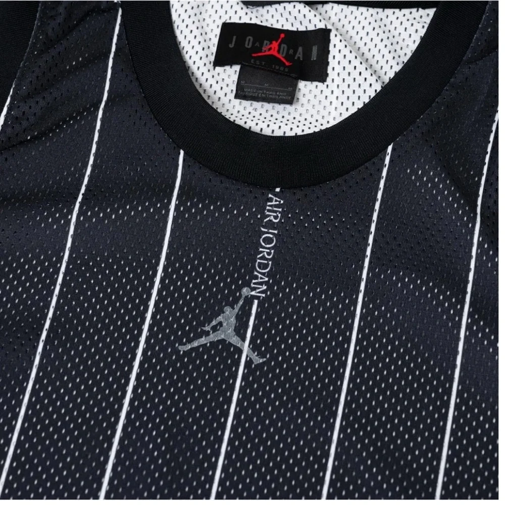 JORDAN MEN ESSENTIALS TANK TOP (BLACK / WHITE / WHITE XXL - Picture 3 of 6